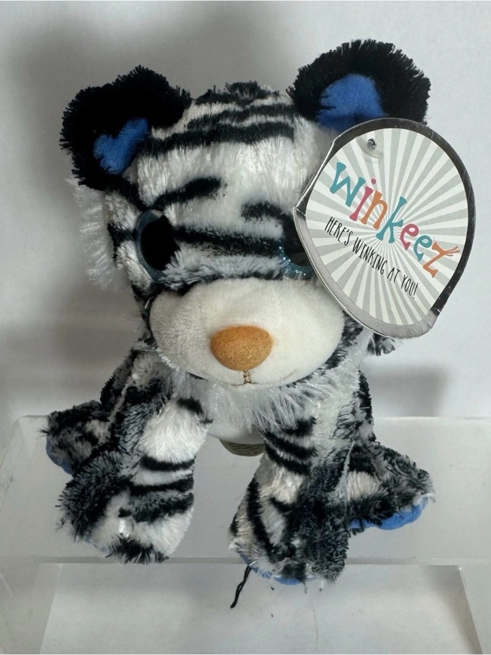 NWT Winkeez Plush Samantha White Tiger NEW